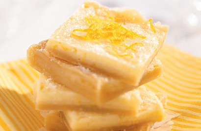 Tangy Lemon Squares Recipe Photo - Diabetic Gourmet Magazine Recipes
