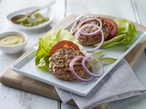 Turkey Bacon Burger Diabetic Recipe Diabetic Gourmet Magazine