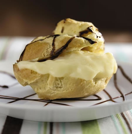 Vanilla Cream Puffs Recipe Photo - Diabetic Gourmet Magazine Recipes