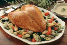 Turkey Breast Provencal with Vegetables Recipe Photo - Diabetic Gourmet Magazine Recipes