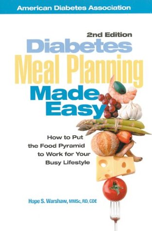 Diabetes Meal Planning Made Easy: How to Put the Food Pyramid to Work for Your Busy Lifestyle Book Cover Image