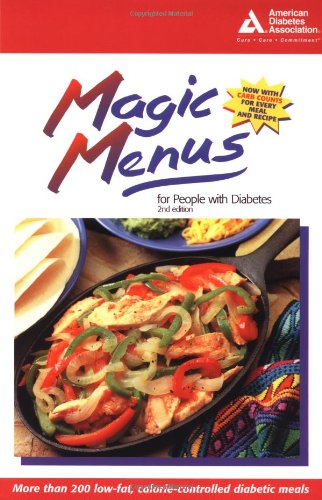 Magic Menus for People with Diabetes Book Cover Image