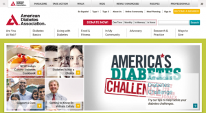 American Diabetes Assocation Screen Shot