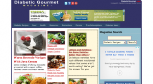 Diabetic Gourmet Magazine - Websites for Diabetes