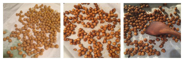 Chickpeas - or Garbanzo Beans: Clean, Dry and Roast Chickpeas for a Diabetic Snack Food
