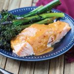 Salmon with Peanut Butter Sauce