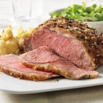 Herb-Rubbed Beef Roast with Roasted Cauliflower