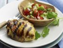 Curry-Lime Chicken with Tomato-Bean Salad