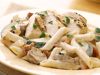 Penne and Chicken with Garlic Cream Sauce recipe photo from the Diabetic Gourmet Magazine diabetic recipes archive.