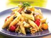 Penne Mediterranean Delight Salad recipe photo from the Diabetic Gourmet Magazine diabetic recipes archive.