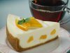 No-Bake Orange Cream Cheesecake recipe photo from the Diabetic Gourmet Magazine diabetic recipes archive.